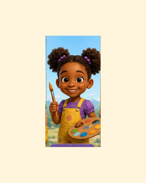 Maya, the creative young artist