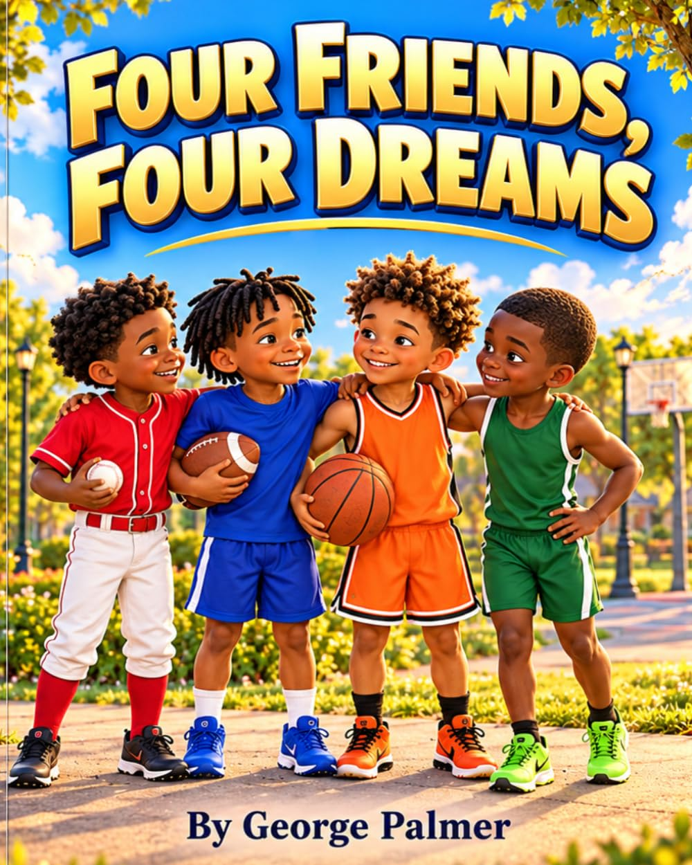 Four Friends, Four Dreams book cover