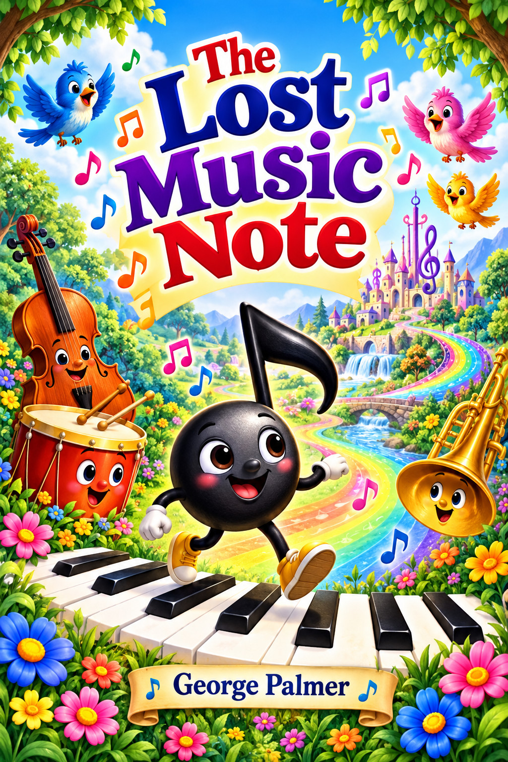 The Lost Music Note book cover